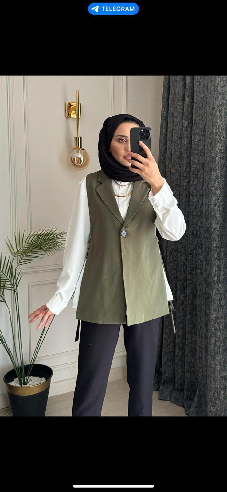 Olive Green Vest