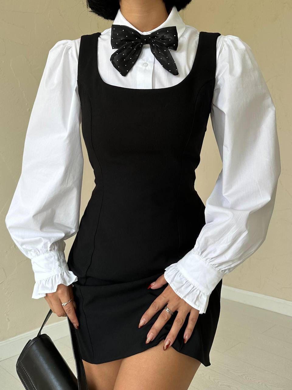 فستان أسود قصير